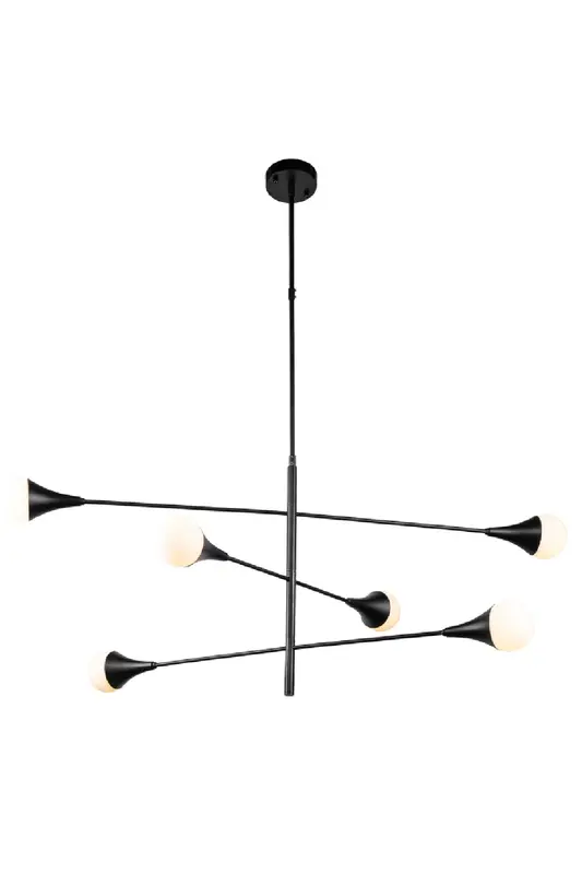 White Glass Orbital Chandelier | Liang & Eimil Kendal