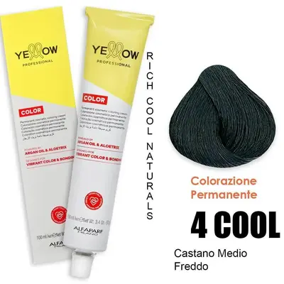 Alfaparf Yellow Color Permanent 4 Cool 100Ml