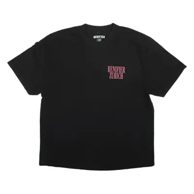 BENEFIER Cherub T-Shirt Black Short Sleeve Mens S