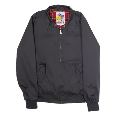 HARRINGTON Mens Lined Jacket Grey Twill M