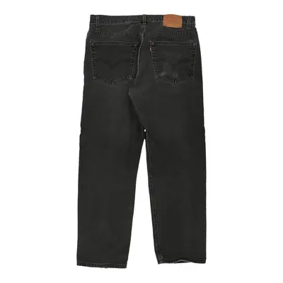 505 Levis Jeans - 38W 30L Black Cotton