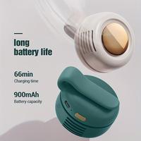 3PACK Portable Mini Fan, USB Rechargeable 3-speedAdjustable Waist Fan, Compact Personal Fan forOutdoor Travel, Rotating Body ...