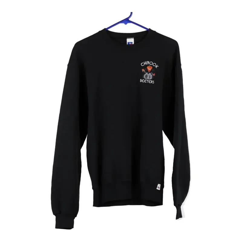 Chinook Beeters Russell Athletic Sweatshirt - Medium Black Cotton Blend