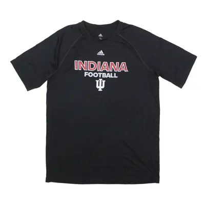 ADIDAS Indiana Football USA Jersey Black Short Sleeve Boys XL