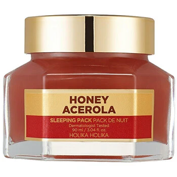 Holika holika Acerola Honey Sleeping Pack - Maschera viso notturna con acerola e miele 90 ml