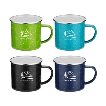 24 Customized 16 oz Iron and Stainless Steel Camping Mug - ...