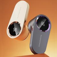 USB Rechargeable Fabric Grooming Shaver, Electric Portable Sweater Defuzzer with Digital LED Display, Powerful Fuzz Remover f...