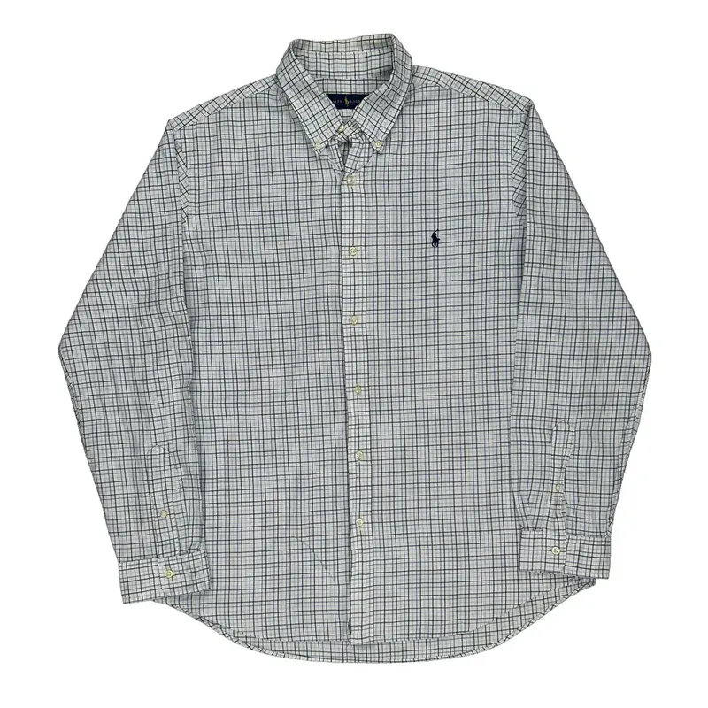 Ralph Lauren Checked Shirt - XL White Cotton