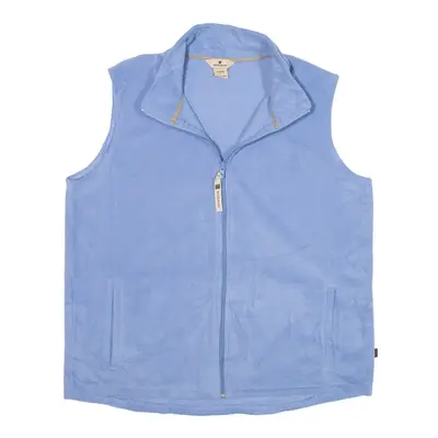 WOOLRICH Fleece Gilet Blue Womens L