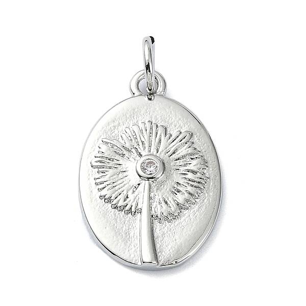 Rack Plating Brass Micro Pave Cubic Zirconia Pendants