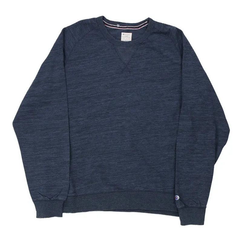 Champion Sweatshirt - 2XL Navy Cotton Blend