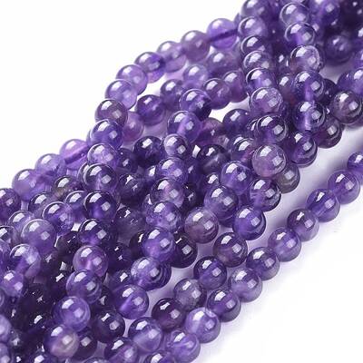 Natural Amethyst Beads Strands