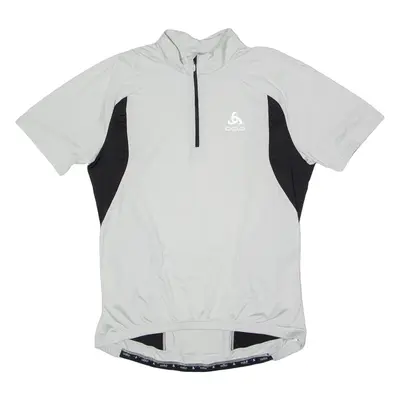 ODLO Cycling Mens Jersey Grey 1/4 Zip XL