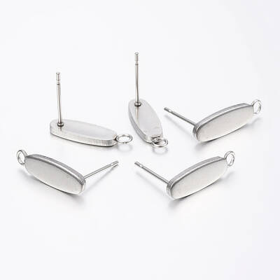 Non-Tarnish 304 Stainless Steel Stud Earring Findings