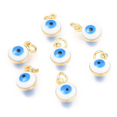 Brass Enamel Beads
