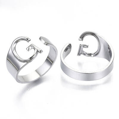 Alloy Cuff Finger Rings