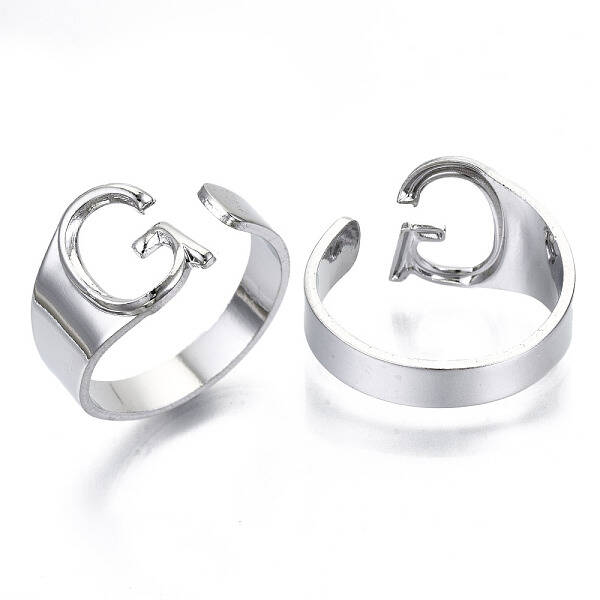 Alloy Cuff Finger Rings