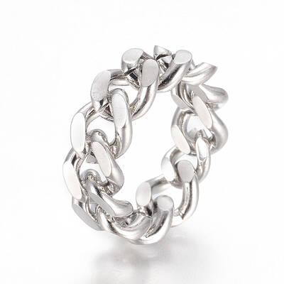 Tarnish Resistant Unisex 304 Stainless Steel Rings