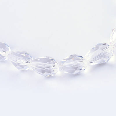 Transparent Glass Bead Strands
