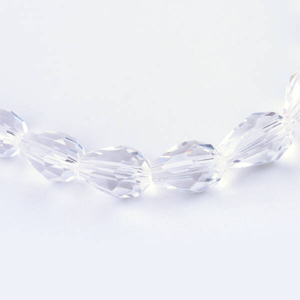 Transparent Glass Bead Strands