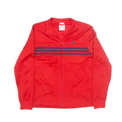 ADIDAS Track Jacket Red Womens UK 14