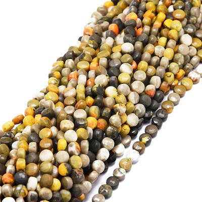 Natural Bumblebee Jasper Beads Strands