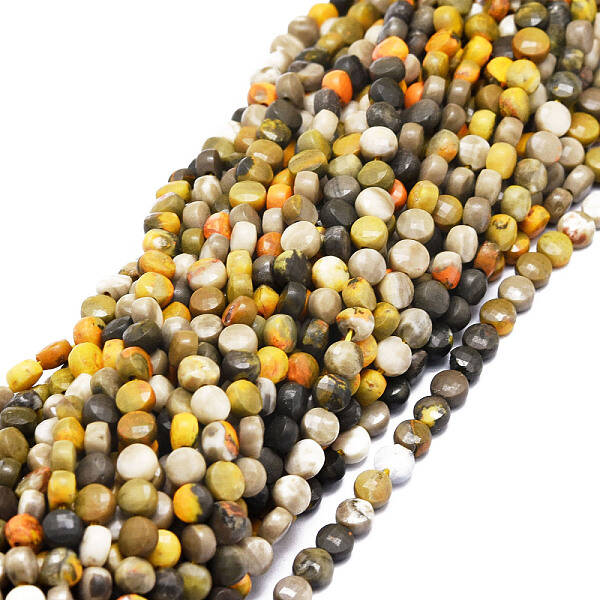 Natural Bumblebee Jasper Beads Strands