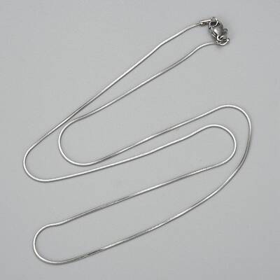 Non-Tarnish 304 Stainless Steel Square Snake Chains Necklaces