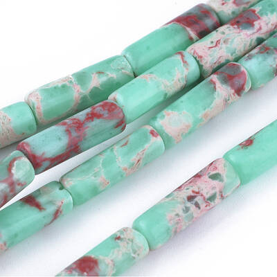 Synthetic Imperial Jasper Beads Strands