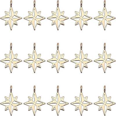 18Pcs Brass Charms