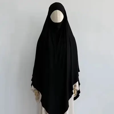 Cotton jersey diamond shape hijab khimar
