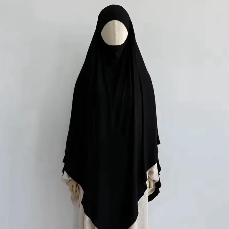 Cotton jersey diamond shape hijab khimar