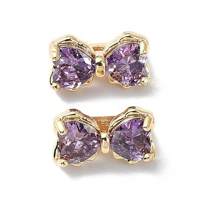 Brass Pave Cubic Zirconia Multi-Strand Links