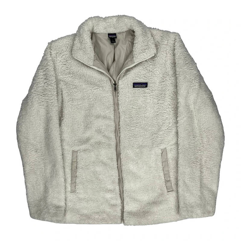 Patagonia Fleece Jacket - Large White Polyester
