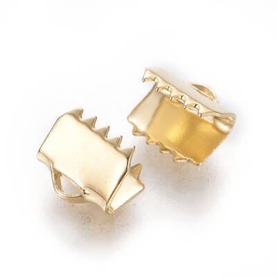 304 Stainless Steel Ribbon Crimp Ends