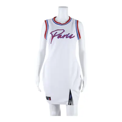 FB SISTER Paris Womens Bodycon Dress White Sleeveless Short L
