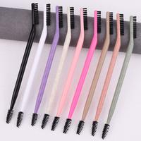 Double-ended Eyelash & Eyebrow Brush Set, 3 Counts Spiral Eyelash Brush, Eyebrow Brush, Professional Makeup Tools for Women