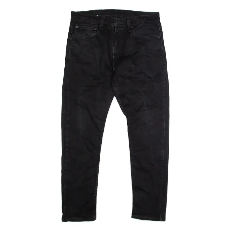 LEVI'S 512 Jeans Mens Black Slim Tapered W34 L28