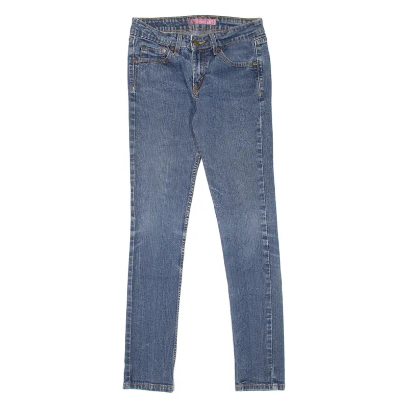 LEVI'S 518 Womens Jeans Blue Slim Skinny W27 L30