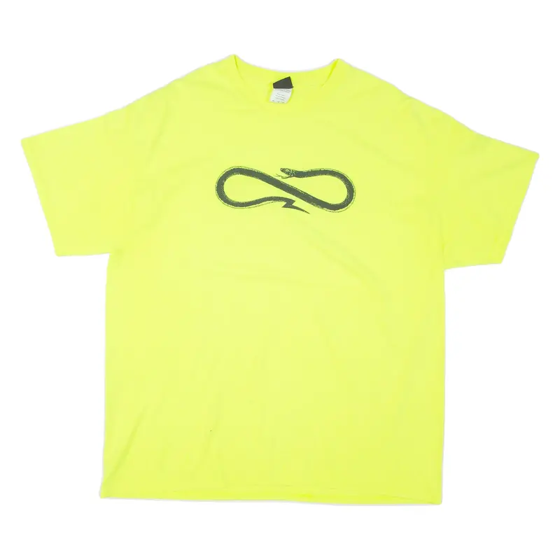 PROPAGANDA Mens T-Shirt Yellow XL
