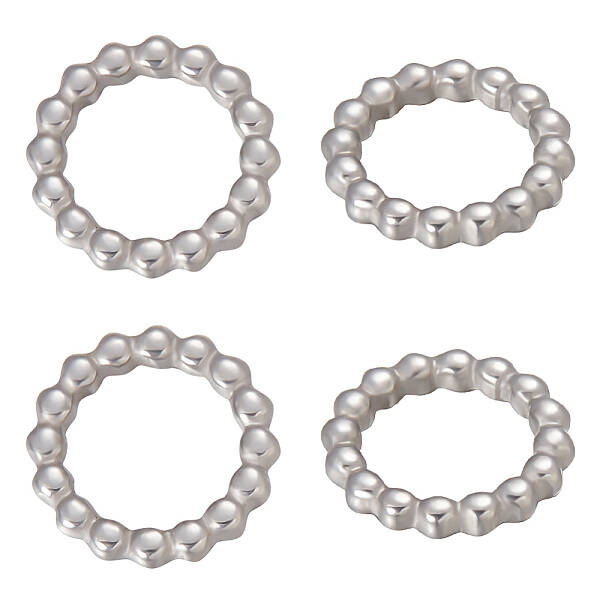 40Pcs 304 Stainless Steel Linking Rings