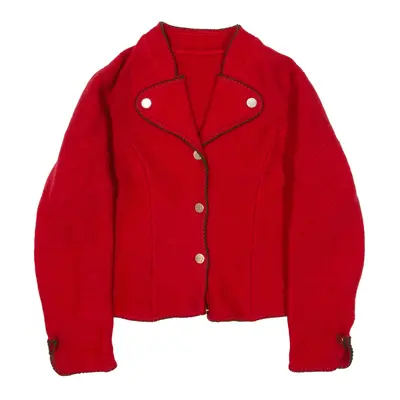 Blazer Jacket Red Womens M