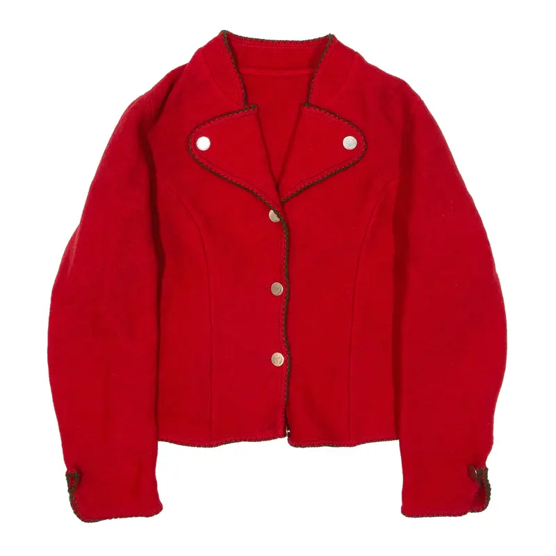 Blazer Jacket Red Womens M