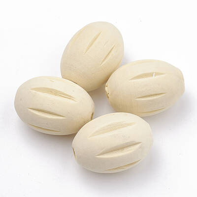 Natural Unfinished Wood Beads