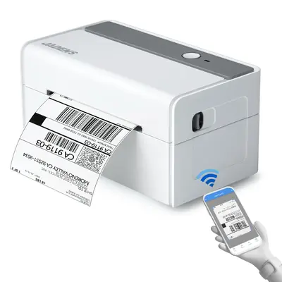 JADENS Bluetooth Shipping Label Printer 468BT High-speed Thermal Print US Type Wireless Shipping Label Printer for Small Busi...