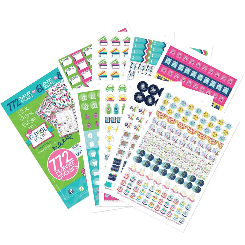 Budget Planning Sticker Sets | 772 Count Pack