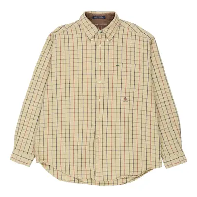Tommy Hilfiger Checked Shirt - XL Yellow Cotton