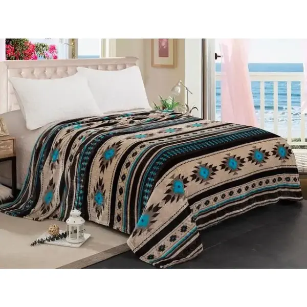 Oversized Southwest Aztec Throw Blanket