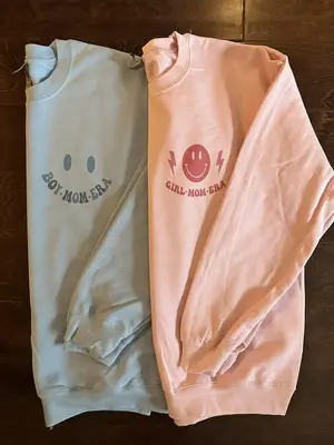 In My Boy Girl Mom Era Sweatshirt Sublimation