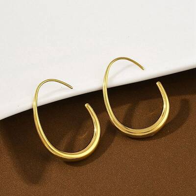 304 Stainless Steel Teardrop Dangle Earrings